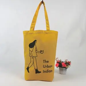 Waxed Cotton Duffle Bags Beach Printed Packaging Tote Bag Eco Cotton Custom Reusable Cotton Canvas Tote Bag Designer Grocery