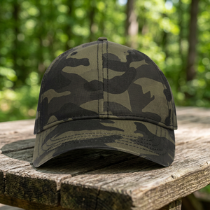 Casquette de baseball classique à 6 panneaux unisexe, style vintage sportif, imprimé camouflage, respirante, imperméable, avec fermeture snapback - Product Image 2