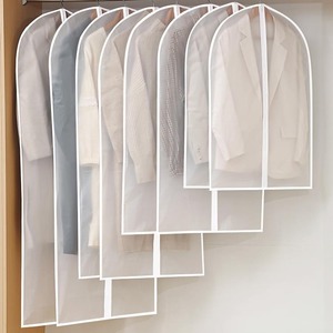 <span class=keywords><strong>Housse</strong></span> de protection pour vêtements, armoire, lavable, épaisse, transparente, sac suspendu pour vêtements, imperméable, anti-humidité, anti-poussière, en matériau EVA - Product Image 1