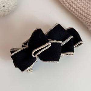 Pinza <span class=keywords><strong>de</strong></span> Pelo Estilo Coreano Retro con Lazo <span class=keywords><strong>de</strong></span> Gamuza, Pinza <span class=keywords><strong>de</strong></span> Cola <span class=keywords><strong>de</strong></span> Caballo para Mujer, Pinza <span class=keywords><strong>de</strong></span> Pelo Versátil con Lazo Multicapa - Product Image 5