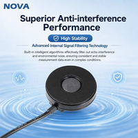NOVA External Mount Ultrasonic Oil Level Sensor 2m Range Tank Truck Drill-Free Installation Stable Signal