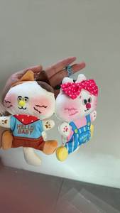 Porte-clés en peluche original et authentique <span class=keywords><strong>Puss</strong></span> Boots Pop Cat, adorable et original, de qualité supérieure, pour enfants - Product Image 4