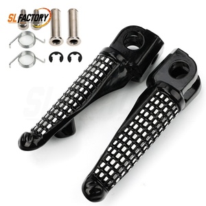 Repose-pieds avant de moto en aluminium durable, compatibles avec <span class=keywords><strong>Kawasaki</strong></span> ZX6R ZX636 ZX10R ZX9R Z1000 Z750 Z750S ER6N ER6F NINJA 650R Z800 - Product Image 5