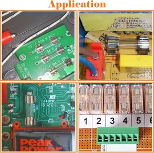 Fusible de Tubo de Vidrio de 5x20mm, 250V, Acción Rápida/Lenta, 1A 2A 3A 5A 10A 15A 20A 30A, para Protección de Audio de Coche, Electrodomésticos y Electrónica - Product Image 3