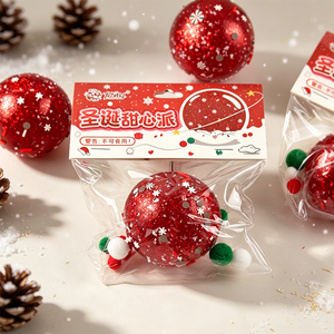 Christmas Stress Balls Christmas Handmade Ball Squishy Toy Cute Holiday Party Gift for Children and Adults - Product Image 1