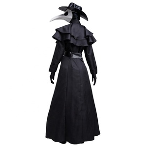 Costume d'Halloween pour adulte, Médecin <span class=keywords><strong>de</strong></span> <span class=keywords><strong>la</strong></span> <span class=keywords><strong>Peste</strong></span> médiéval steampunk, bec <span class=keywords><strong>de</strong></span> corbeau, homme-oiseau, pour cosplay, fête et spectacle - Product Image 2