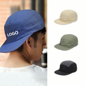 Gorra de Camping de Nailon Personalizada de 5 Paneles, Impermeable, con Logotipo Reflectante Impreso, Gorra Deportiva para Correr y Viajar - Product Image 2