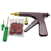 Kit d'outils de réparation de pneus de moto, pistolet à plugs pour réparation de crevaison de pneus de moto