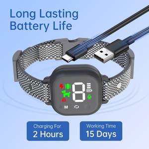 ปลอกคอสุนัขควบคุมการเห่าแบบสมาร์ท ป้องกันการเห่า ชาร์จผ่าน USB เป็นมิตรกับสิ่งแวดล้อม ผลิตจากพลาสติก กันน้ำระดับ IP67 - Product Image 6