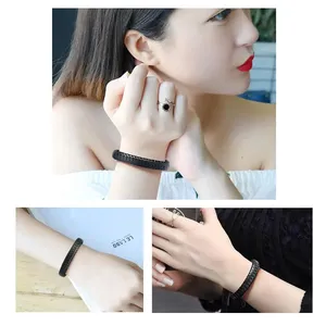 Bracelet-câble USB Type-C en cuir PU à charge rapide, portable, pour smartphone et téléphone portable, synchronisation - Product Image 4