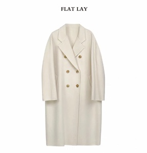 Áo khoác dạ nữ mùa đông nhiều màu sắc, chất liệu len cashmere, dáng dài, cài khuy đôi, chất liệu tweed - Product Image 5