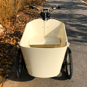 Vélo électrique de cargaison de roues du style européen 3 avec des sièges pour porter avec l'entrée principale - Product Image 5