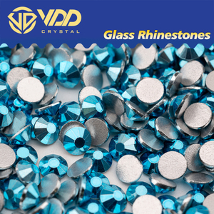 VDD 177 Metálico <span class=keywords><strong>Aqua</strong></span> Diamantes de Imitación de Cristal de Espalda Plana Brillo Strass Piedras Brillantes DIY Artesanía Nail Art Accesorios - Product Image 2