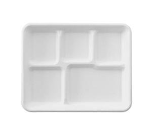 Déjeuner <span class=keywords><strong>repas</strong></span> plateaux compostable bagasse <span class=keywords><strong>plateau</strong></span> 3 <span class=keywords><strong>compartiments</strong></span> restaurant utilisé fibre végétale plateaux alimentaires écologiques - Product Image 3