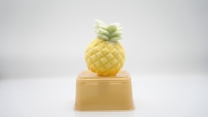 Crème glacée à l'ananas bicolore, différentes saveurs et formes, crème glacée au design nouveau, crème glacée molle à l'ananas 3D - Product Image 6