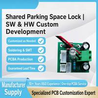 Carte de circuit imprimé (PCBA) pour verrou de parking, carte de contrôle de parking intelligente, carte de circuit imprimé pour parking partagé, carte de circuit imprimé IoT pour parking, carte mère de verrou de parking automatique, personnalisée