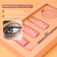Kit de rehaussement de cils et sourcils semi-permanent sous marque privée, tenue 6-8 semaines, pour salon, usage domestique, formation, école, vente en gros