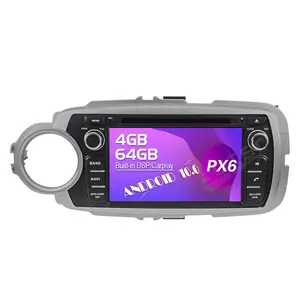 Android dokunmatik ekran araba Video radyo stereo DVD OYNATICI multimedya sistemi Toyota Yaris 2012-2015 için GPS navigasyon