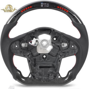 <span class=keywords><strong>Volante</strong></span> de Coche Personalizado de Fábrica, de Fibra de Carbono Real, Cuero Perforado, con LED, para Toyota Supra GR Supra <span class=keywords><strong>Mk5</strong></span> A90 - Product Image 1