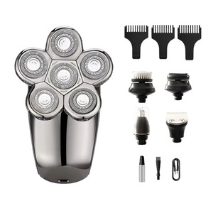 CITICITY Waterproof Washable Portable Beard <b>Razor</b> Machine Kit Lcd Display Men's 6D Head Rechargeable Electric Shaver - Product Image 1