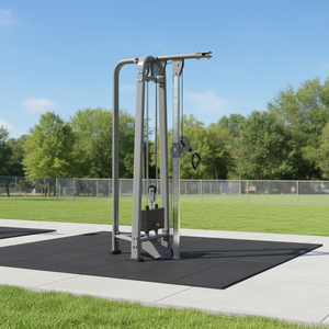 Sistema de Poleas Ajustable en Altura de 8 Estaciones para Tríceps y Bíceps, Gimnasio, Fitness - Product Image 3