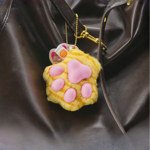 Dễ thương mèo chân hổ chân sang trọng Keychain thực tế gấu Claw Mặt dây chuyền mềm sang trọng Đồ chơi quyến rũ đa màu sắc treo trang trí quà tặng - Product Image 5
