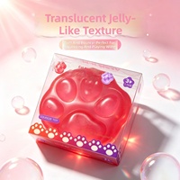 Jouet Squishy en forme de patte de chat à l'huile de coco et à la vaseline - Jouet anti-stress à récupération lente, unisexe, boîte surprise, pour tous les âges, vente en gros