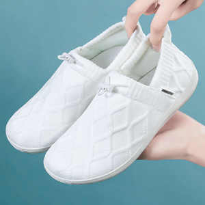 Scarpe da passeggio da donna primaverili casual con tomaia in tessuto traspirante, leggere, slip-on, con suola morbida, per mamme - Product Image 2