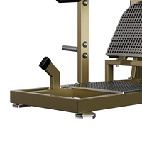 Équipement de fitness professionnel de haute qualité pour la musculation : Squat pendulaire à charge de plaques en acier