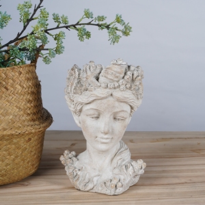 Lianda Best-seller giardino creativo all'aperto dea testa vasi fioriera miglior contenitore per la casa vaso di fiori con imballaggio in cartone - Product Image 3