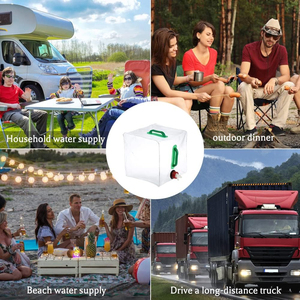5L ngoài trời BPA FREE PVC nhựa ráp nước tàu sân bay 1.32 <span class=keywords><strong>gallon</strong></span> cắm trại nước <span class=keywords><strong>container</strong></span> với xử lý - Product Image 5
