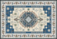 Persian Style Entry Rug Rutsch feste Teppiche für Wohnzimmer Schlafzimmer Hotel