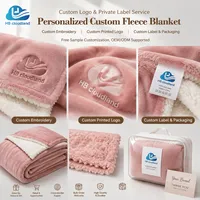 Couverture en flanelle unie de qualité supérieure, ultra douce, chaude, confortable et légère, certifiée OEKO-TEX et audituée BSCI, de la marque Cloudland