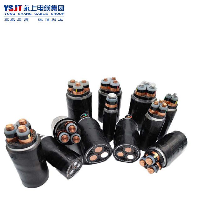 High Voltage 35KV 3-5 Core Copper Power Cable with XLPE Insulation and PVC Jacket for Power Station Marine & Construction Use