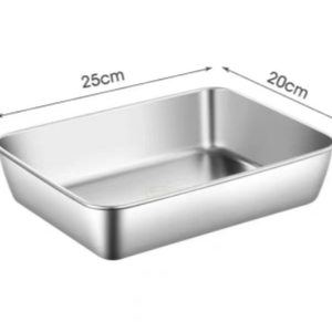 Bonne qualité cuisine en acier inoxydable carré Rectangle plateau rôtissoire chauffant conservation lave-vaisselle multifonctionnel cuisson - Product Image 5
