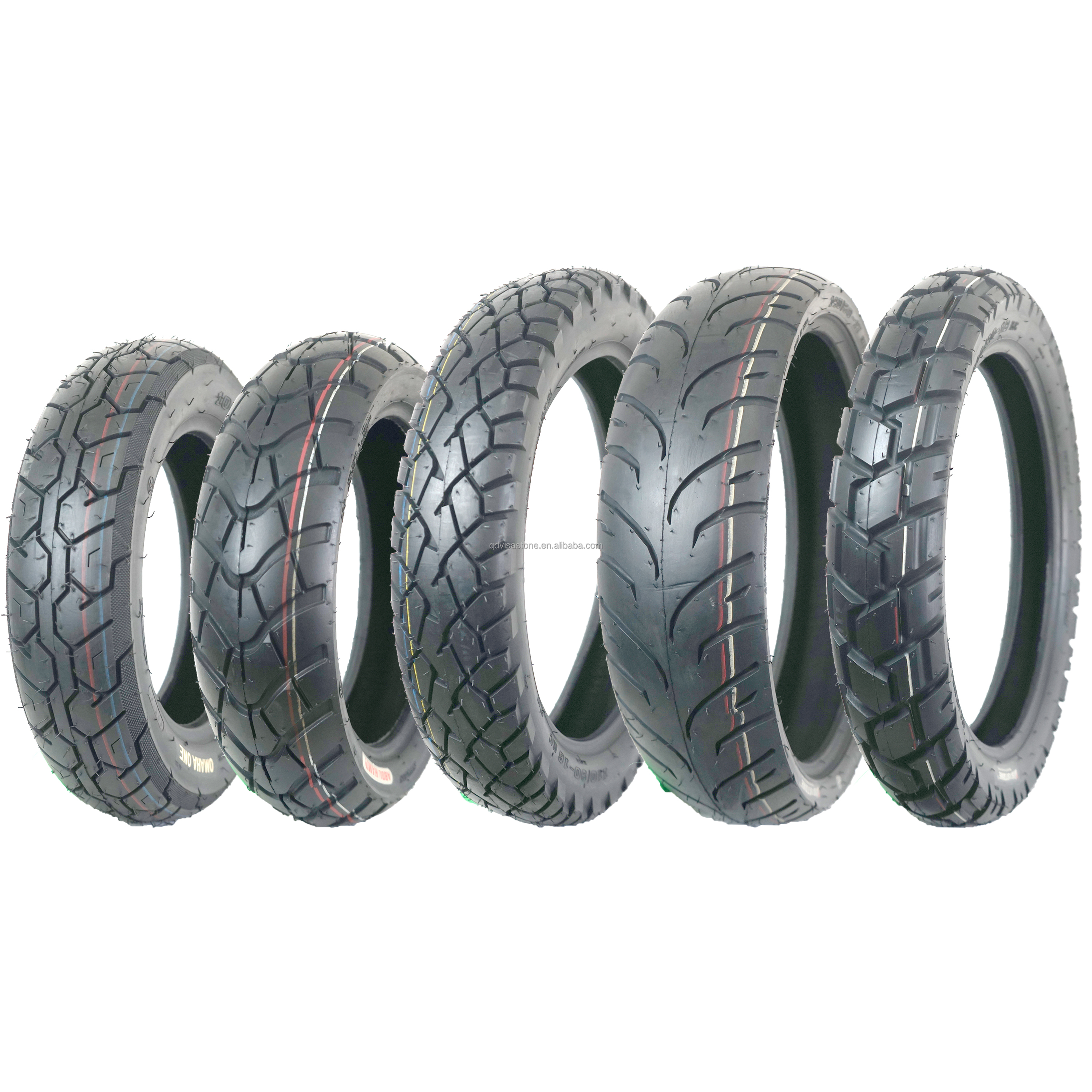 2 Pneus 3,00-4 Knobby + Tubes - Pour Scooter Gas, VTT, Go Kart - Jante 4 Pouces