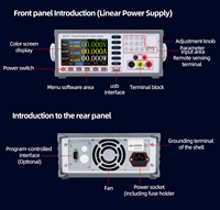 Alimentation programmable ETOMMENS 30V 20A DC EJIKE-KSPL3020 avec écran couleur, source de laboratoire variable pour test d'usure industrielle 95%