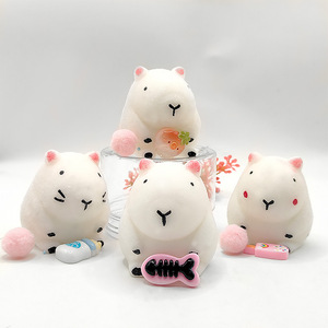 Funny Super Soft 6cm Capybara <b>Squishy</b> Toy TPR Material Stress Relief and Creative Gift for All Ages - Product Image 1