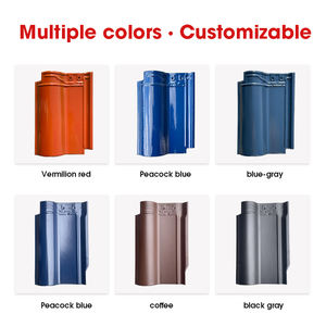 โรงงานผลิตกระเบื้องเซรามิกโรมันคุณภาพสูง สำหรับหลังคากันน้ำ ทนทานต่อพายุ - Product Image 2