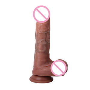 Gerçekçi uzaktan kumanda isıtma 4 In 1 büyük siyah horoz silikon yapay penis XXL vibratör kadınlar için seks oyuncak - Product Image 5