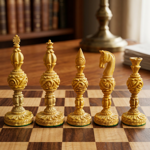 Top Selling 4-Inch Handmade <b>Wooden</b> <b>Chess</b> <b>Set</b> High Quality Backgammon Table Cardboard Box Packaging for Board Games for Children - Product Image 1