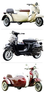 จักรยานสามล้อไฟฟ้า60V 12AH ปลอดภัยสำหรับผู้ใหญ่