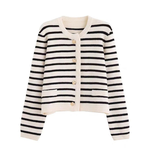 <span class=keywords><strong>Cardigan</strong></span> lavorato a maglia a maniche lunghe alla moda nuovo stile <span class=keywords><strong>cardigan</strong></span> in maglia sottile da donna - Product Image 2