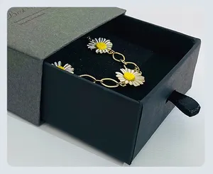 하이 퀄리티 도매 사용자 정의 로고 밖으로 골판지 보석 단단한 상자 사용자 정의 하드 종이 선물 포장 서랍 상자