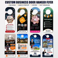 Service d'impression personnalisé de prospectus publicitaires pour porte-hangings, et d'enseignes promotionnelles « Ne pas déranger » pour boutons de porte de voitures, hôtels et services d'entretien ménager