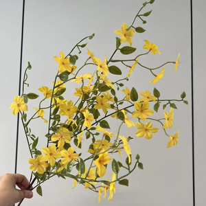 Vente en gros de <span class=keywords><strong>fleurs</strong></span> artificielles en soie à longues branches colorées fausses <span class=keywords><strong>fleurs</strong></span> sauvages pour la décoration de mariage - Product Image 3