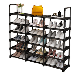 <span class=keywords><strong>Meuble</strong></span> à <span class=keywords><strong>chaussures</strong></span> en plastique à 9 niveaux, peu encombrant, avec garantie commerciale, pour salon, placard et couloir - Product Image 2