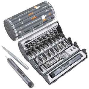 Kit de Destornilladores Magnéticos Inalámbricos 128 en 1, Juego de Herramientas con Motor sin Escobillas para Reparación de Computadoras y Laptops - Product Image 1