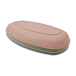 Paja de <span class=keywords><strong>trigo</strong></span> de utensilios de cocina plato vajilla <span class=keywords><strong>Color</strong></span> sólido Oval placa reutilizable cocina placas biodegradables - Product Image 5