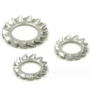 China Manufacturer Serrated Lock Washer Stainless Carbon Steel Zinc Plated